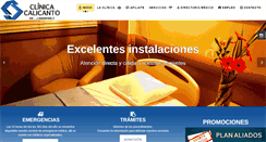 Desktop Screenshot of clinicacalicanto.com.ve